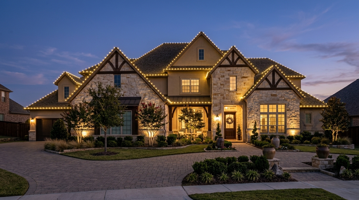 Professional holiday light installation prevents damage