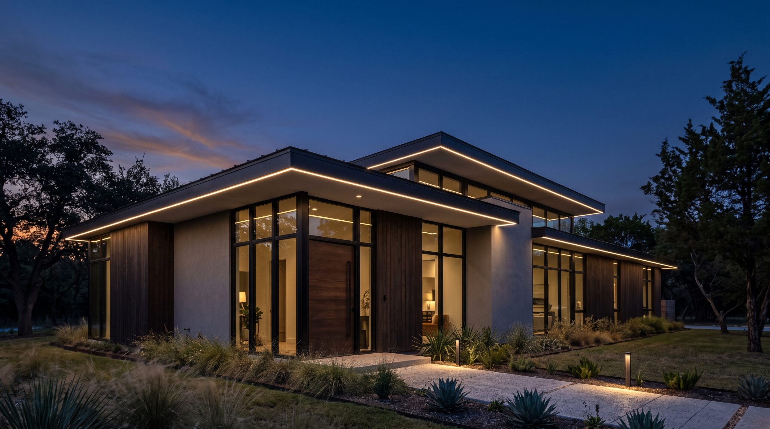 Holiday lighting to match building style